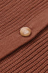 Bishop Sleeve V-Neck Drop Shoulder Button Front Knit Cardigan Sweater